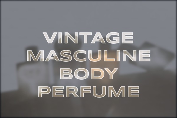 vintage masculine body perfume